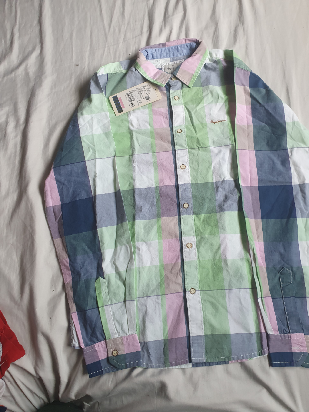 Pepe Jeans Plaid Button-Down Shirt
