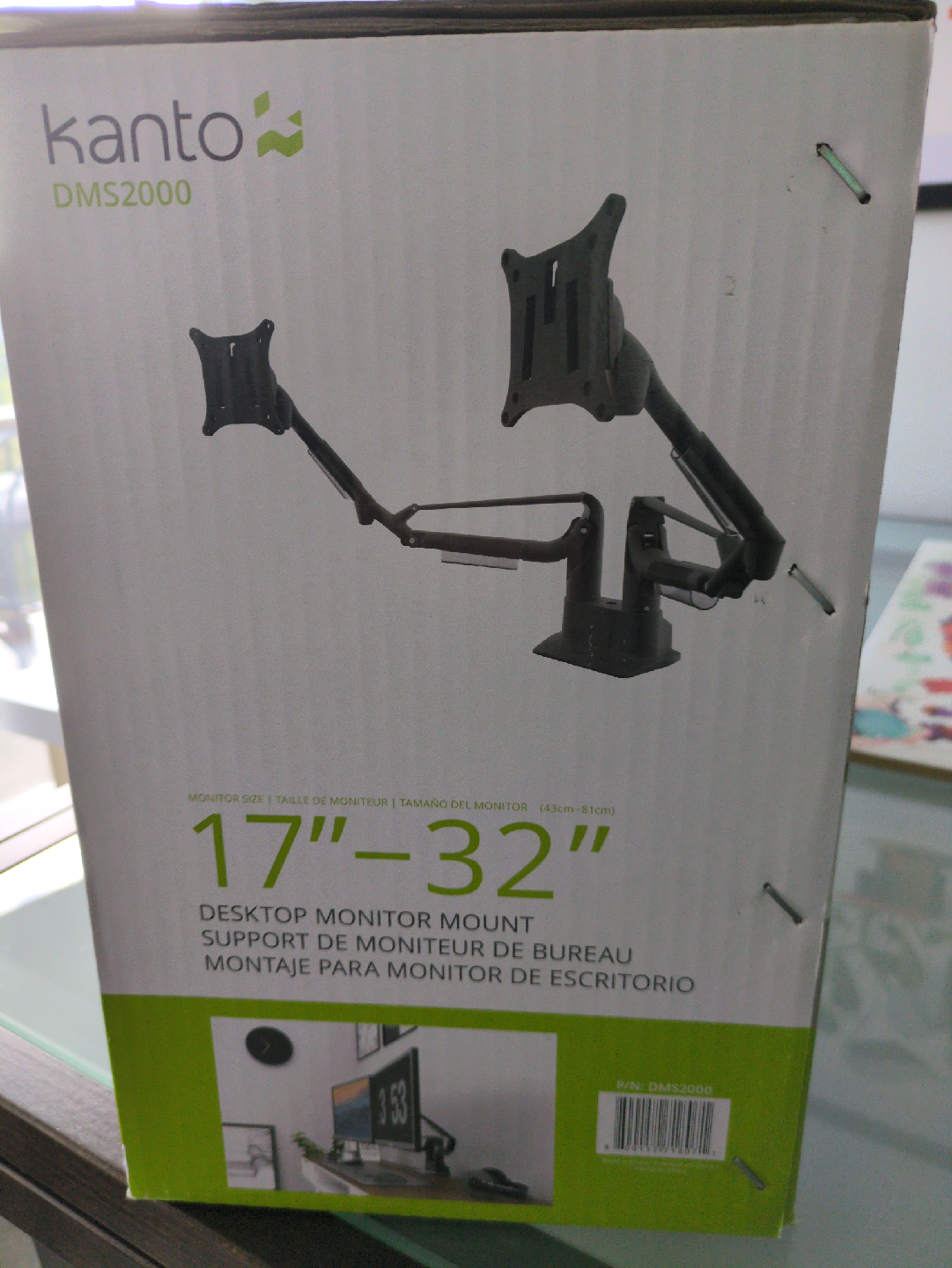 Kanto DMS2000 Desktop Monitor Mount 17"-32" - photo 3