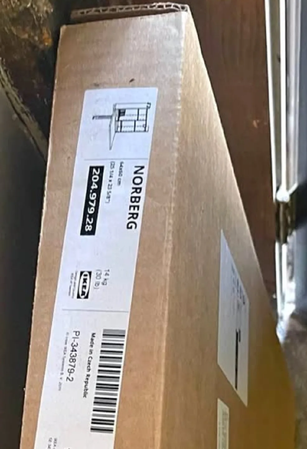 NEW IKEA NORBERG Wall-mounted drop-leaf table image indicator(9)