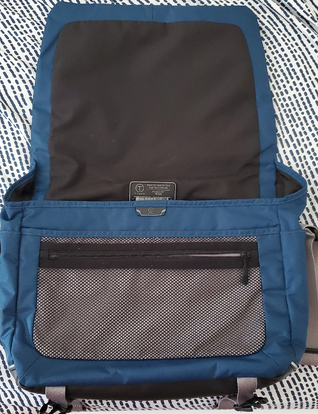 T-Tech Blue Messenger Bag - photo 2