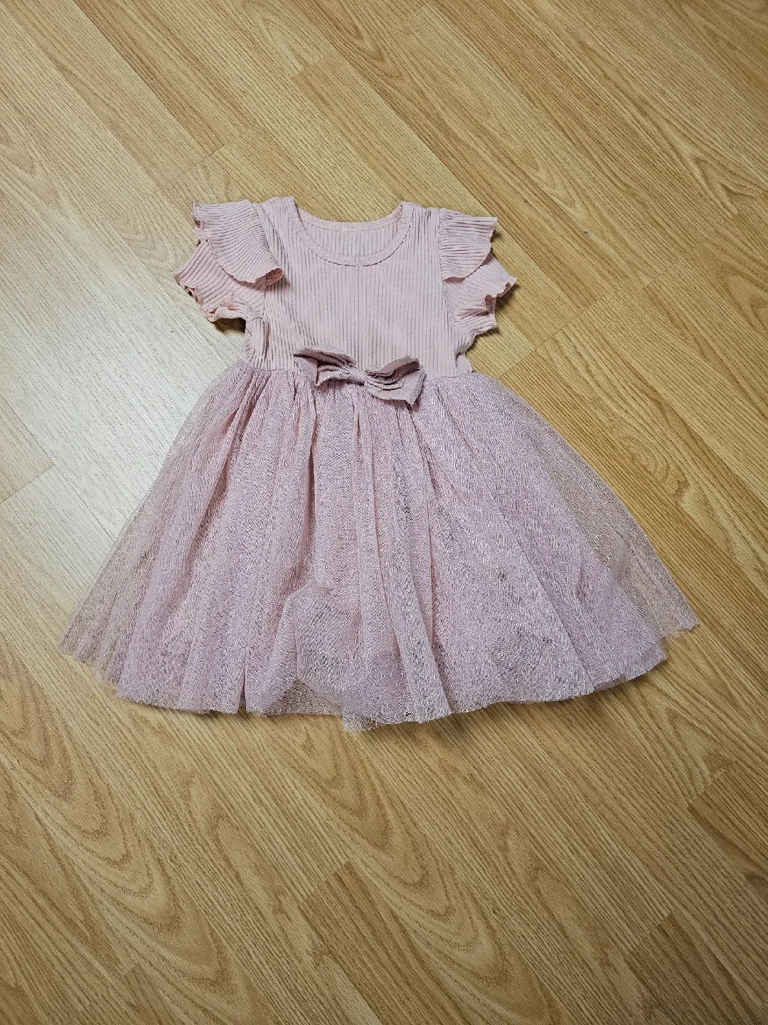 Pink Dress with Bow thumbnail