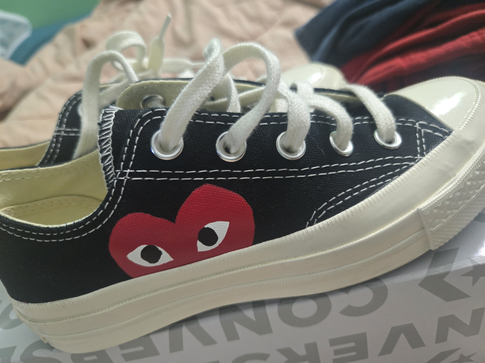 Comme des Garçons PLAY x Converse Chuck 70 Low - US 5 - photo 2