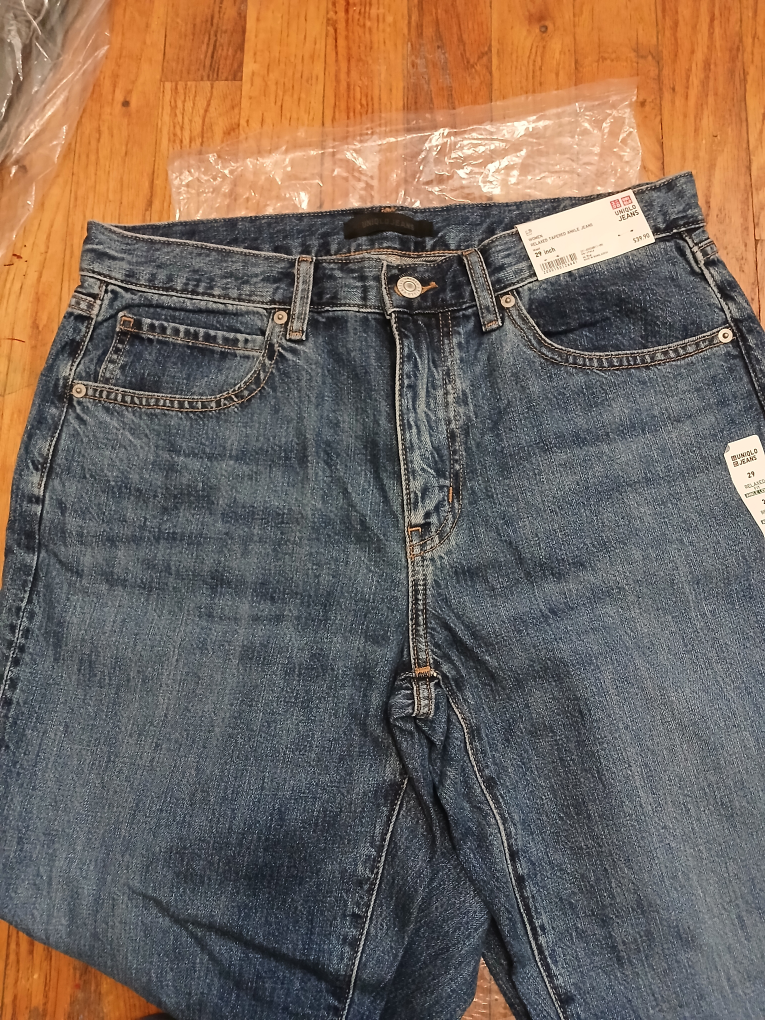 BRAND NEW* Uniqlo Relaxed Tapered Ankle Jeans - 29 inch - photo 5