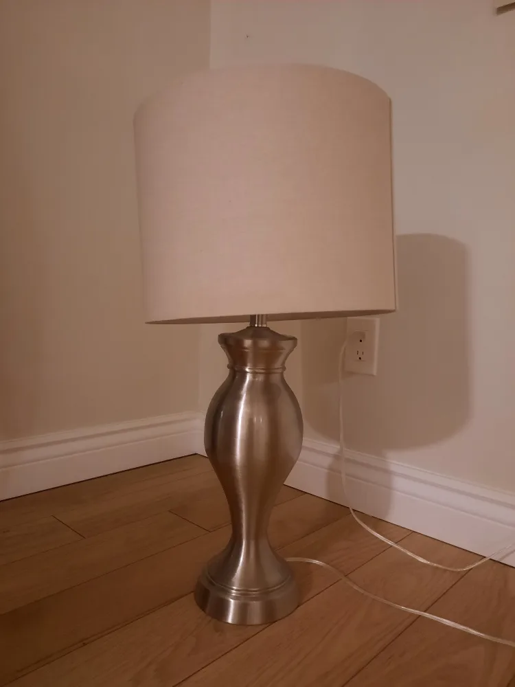 Table Lamp with Beige Shade image indicator(4)