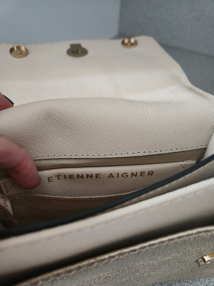 Etienne Aigner Beige Chain Crossbody Bag - photo 5