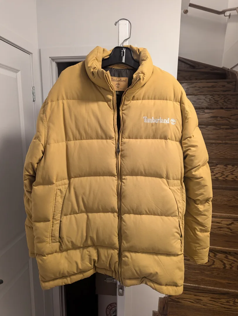 Timberland puffy winter jacket, feather down, LIKE NEW