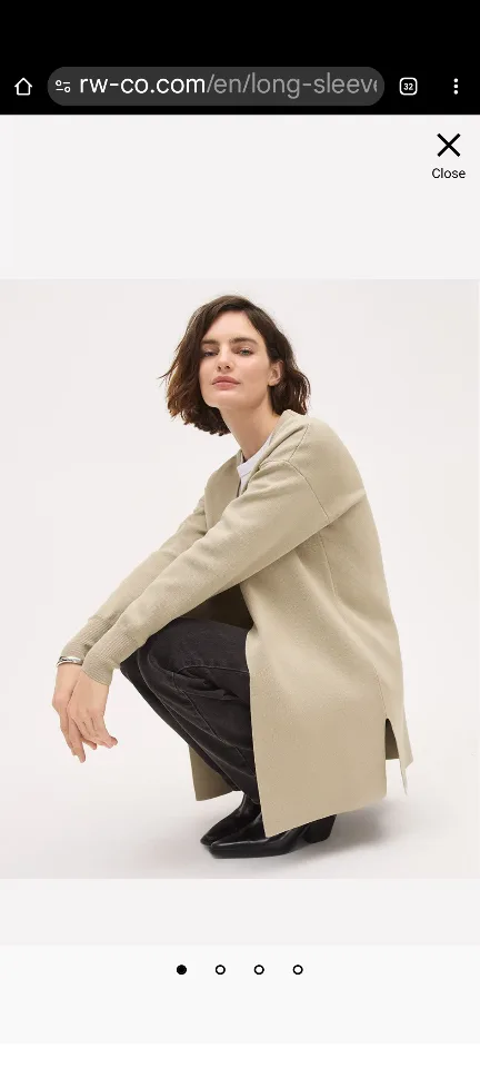 (New) RW&CO Long Sleeve Cardigan - XS thumbnail