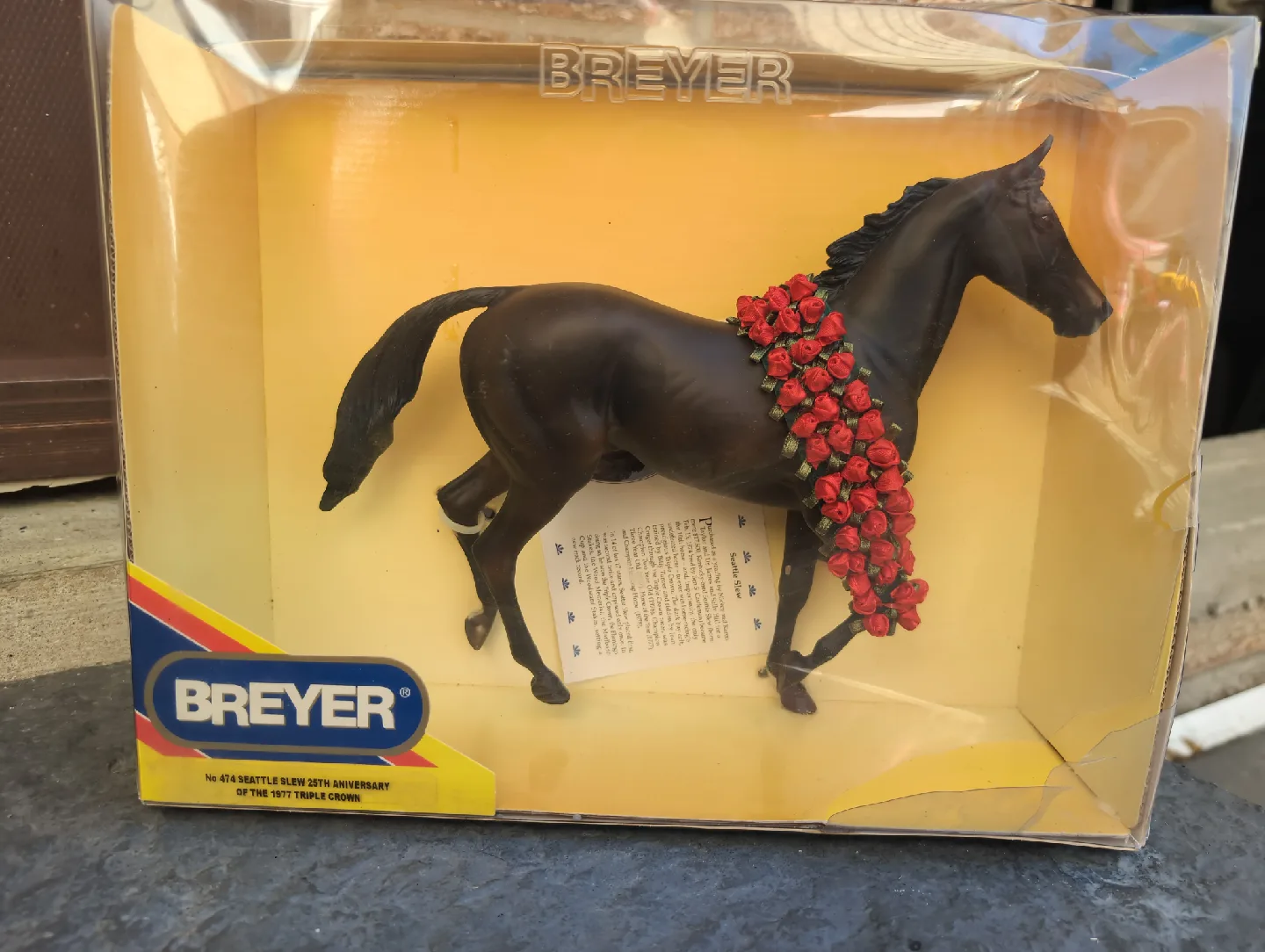 Breyer Seattle Slew 25th Anniversary Model Horse thumbnail