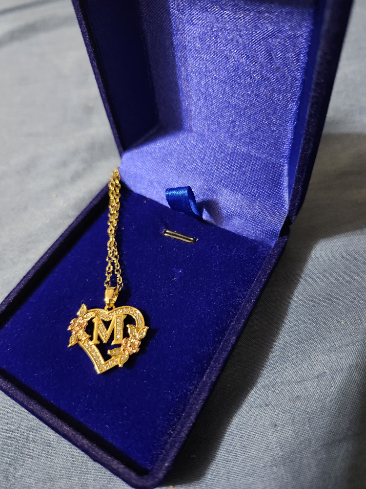 Heart Initial Necklace - photo 5