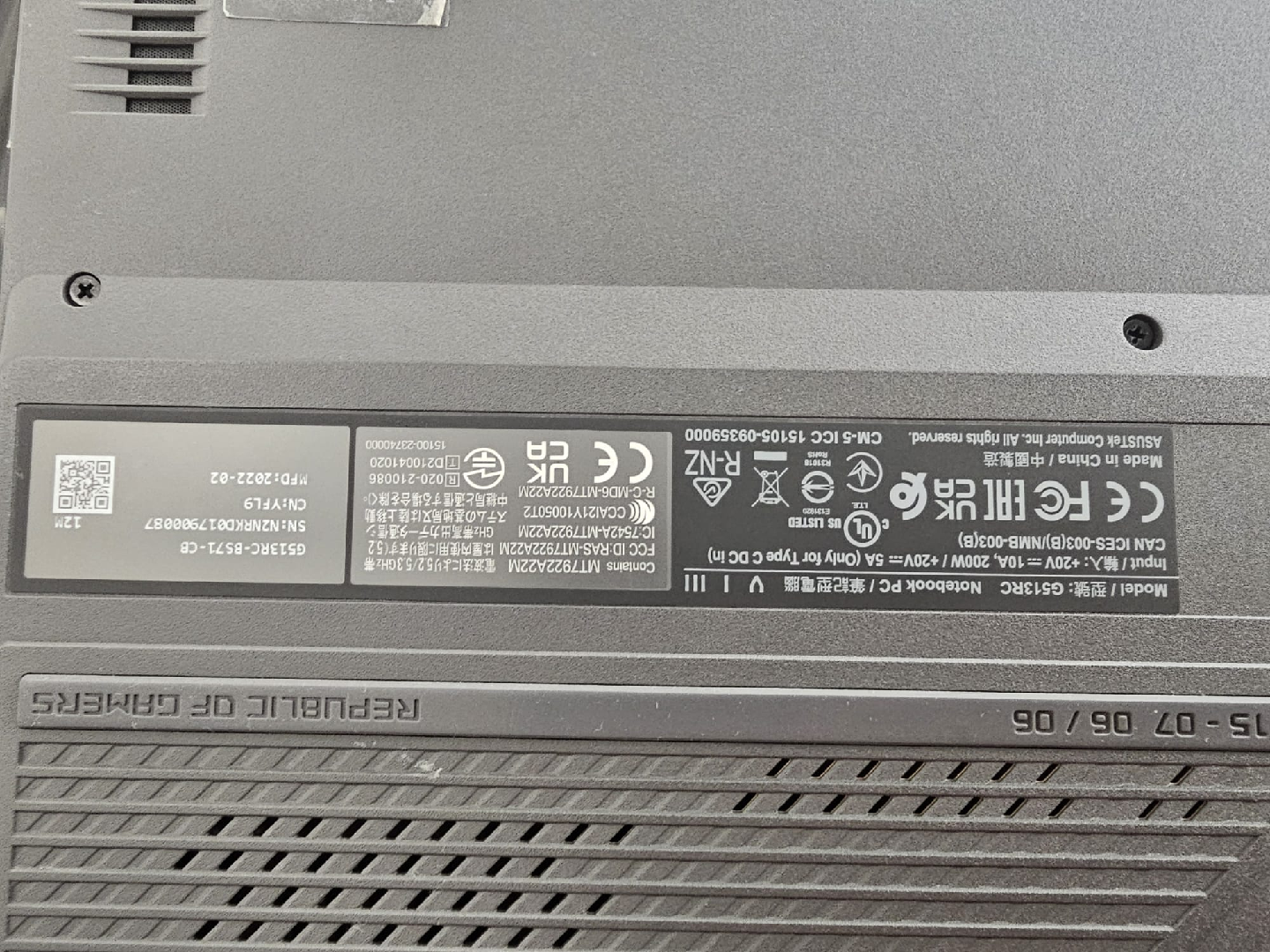 ASUS ROG Strix G513RC Gaming Laptop - photo 4