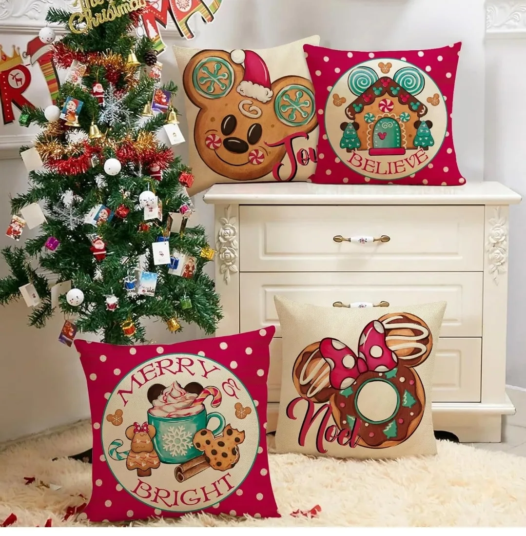 Brand New Christmas Throw Pillow Covers (Set of 4) image indicator(9)