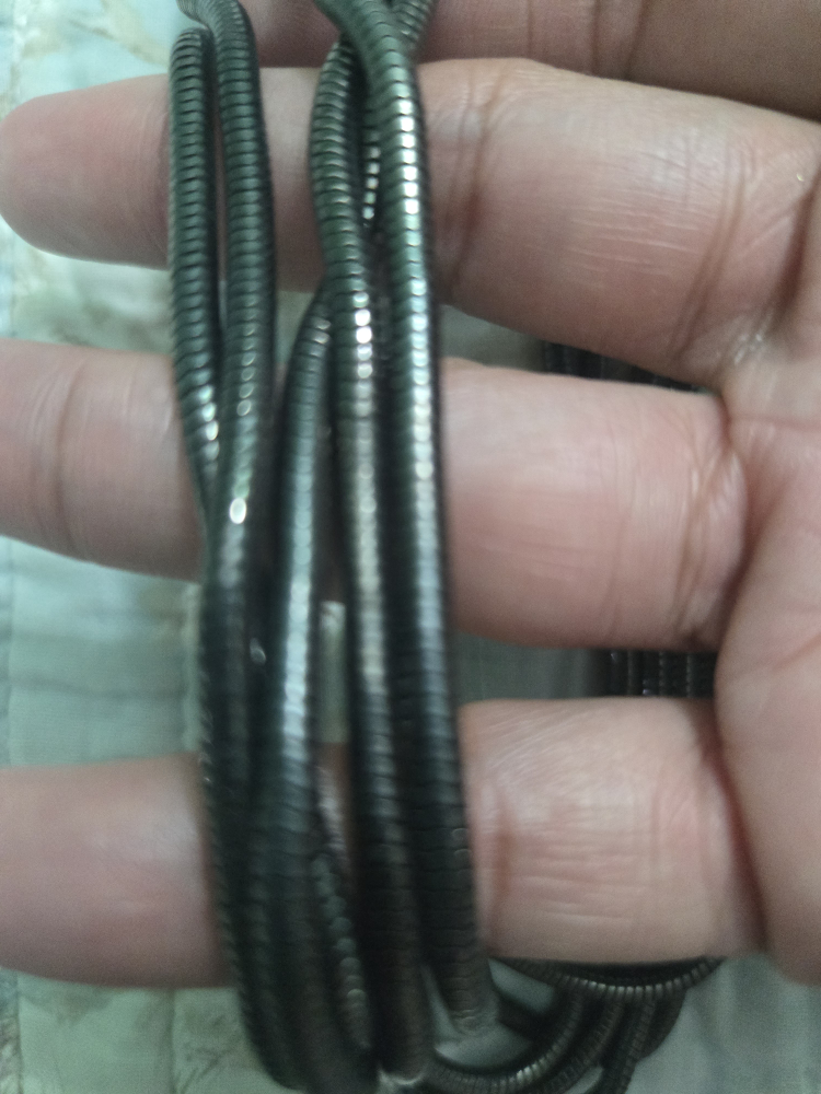 Brown Strap Gunmetal Tone Statement Necklace - photo 3