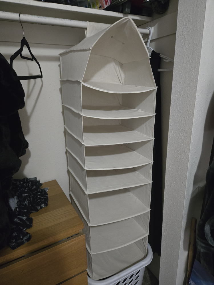 Hanging Closet Organizer - Beige
