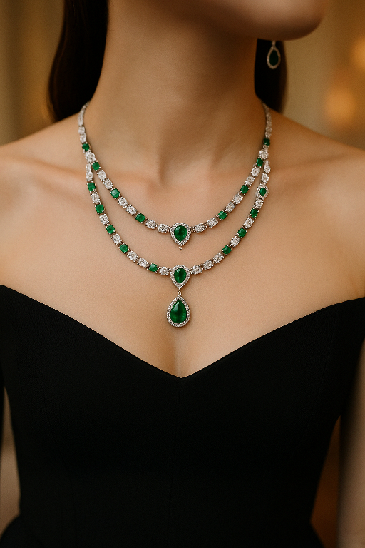 💚✨ “Emerald Elegance: Double the Shine, Double the Glow” - photo 2
