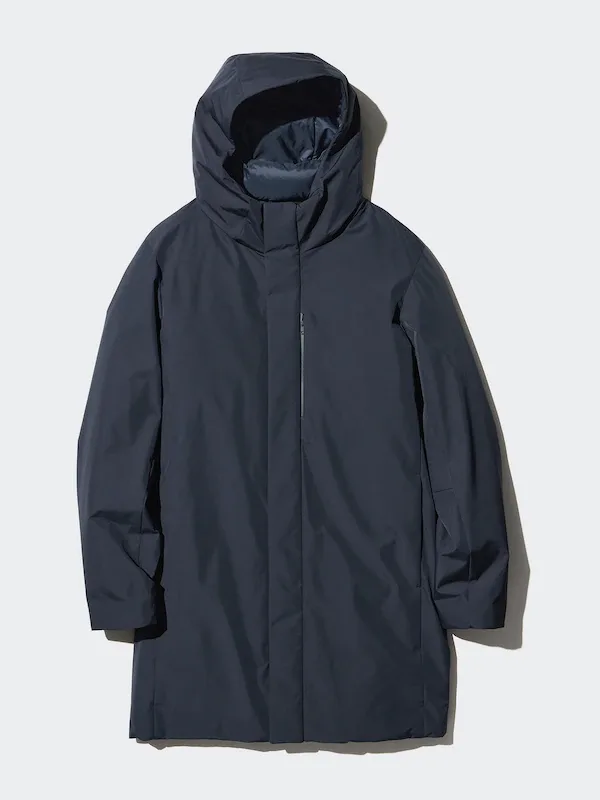 UNIQLO - BNWT, XL Hybrid Down Coat, Navy thumbnail