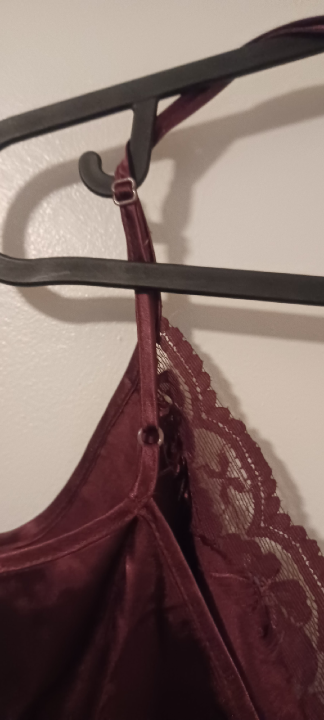 Burgundy Lace Cami Top - photo 3