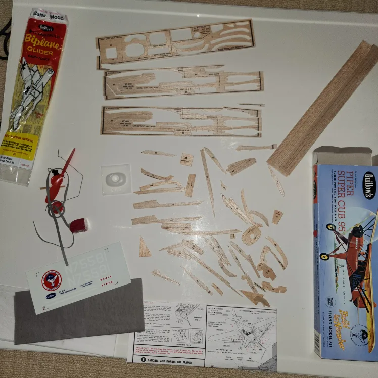 Guillow's Piper Super Cub 95 Flying Model Kit image indicator(2)