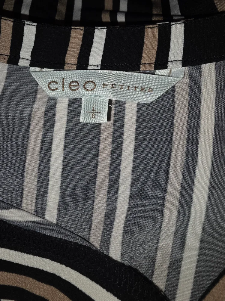 Cleo Petites Striped Blouse - Size L image indicator(2)