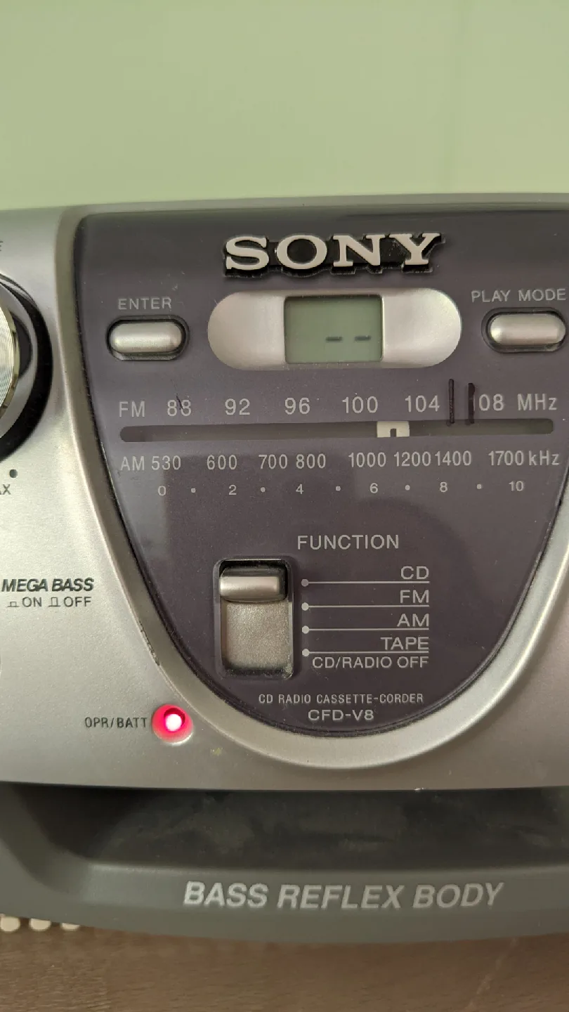 Sony Boombox Portable CD/Radio Player image indicator(3)