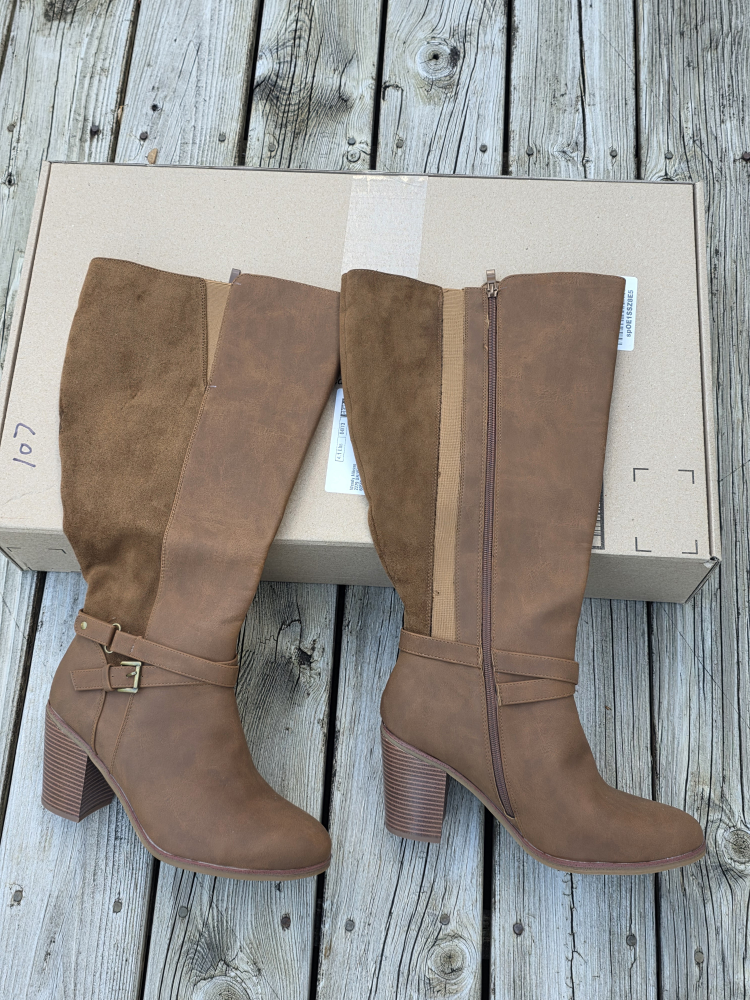 Luoika wide calf women's Boots - NEW! S. 10½ - photo 3