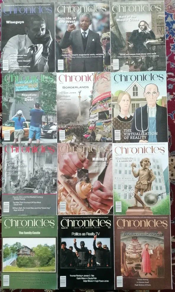 Chronicles: A Magazine of American Culture - 2014 back issues thumbnail