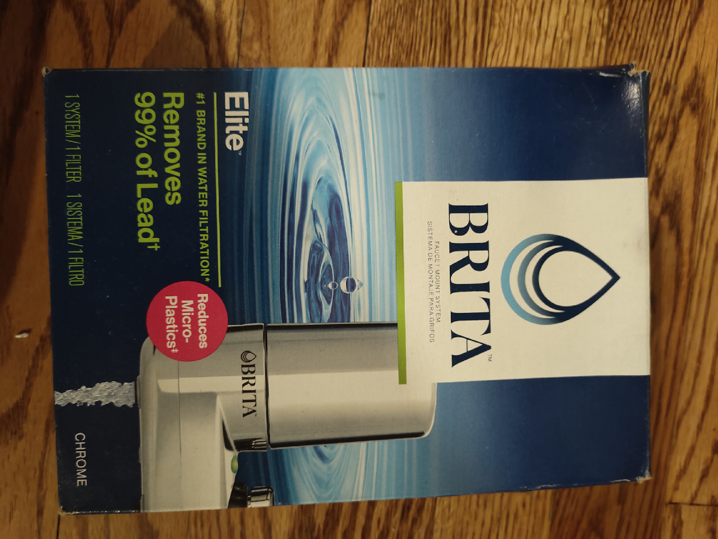 Brita Elite Faucet Mount Water Filtration System - Chrome