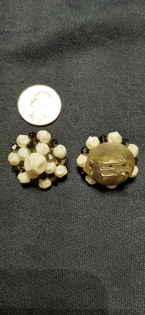 Vintage Germany Floral Earrings - photo 3