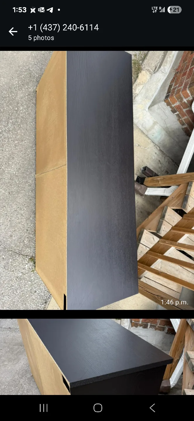 IKEA MALM Black 6-DRAWER DRESSER image indicator(4)