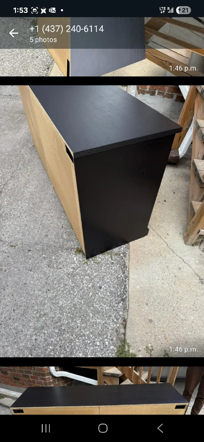 IKEA MALM Black 6-DRAWER DRESSER image indicator(5)