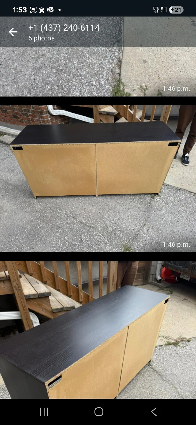 IKEA MALM Black 6-DRAWER DRESSER image indicator(7)