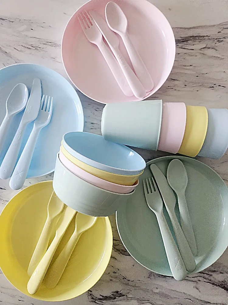IKEA Kalas Pastel Dishes Set - NEW thumbnail