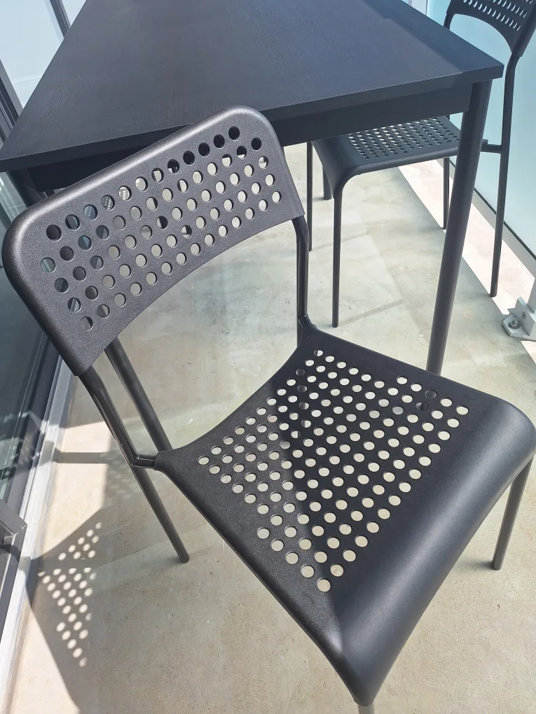 Black Dining Table with 3 Chairs image indicator(2)