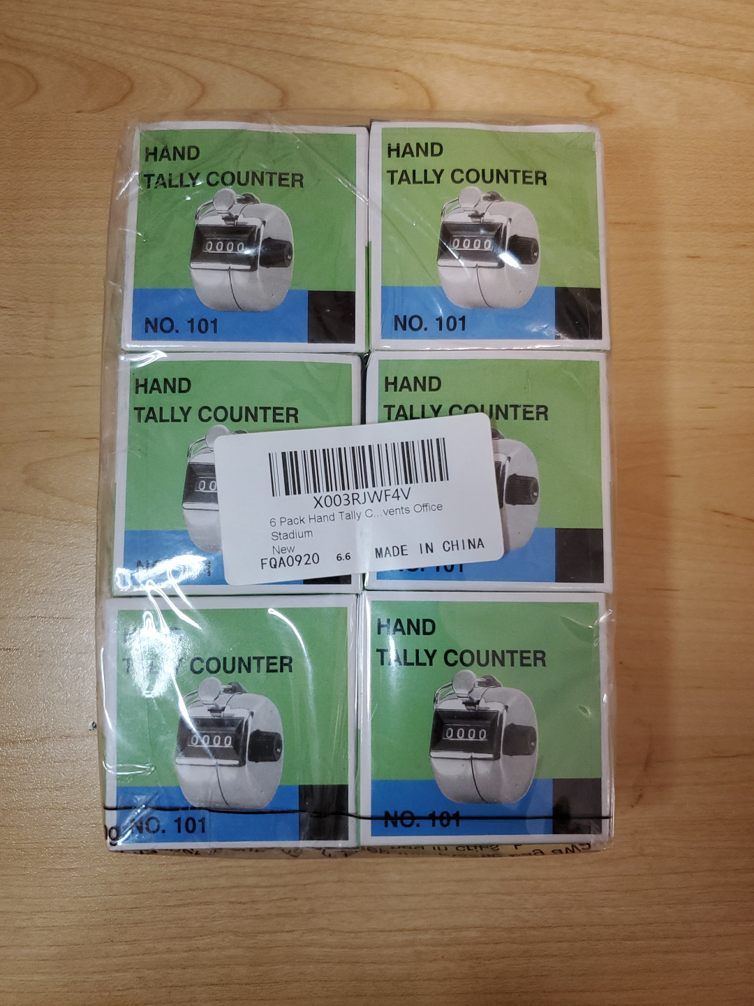 New Hand Tally Counters - 6 Pack