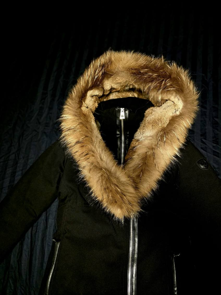 Canadian heritage Radsack Black Winter Jacket w/ Fur Hood