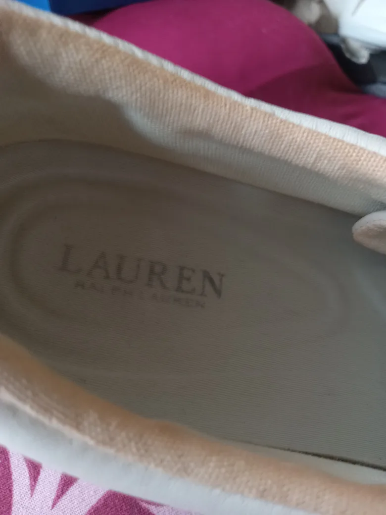 Ralph Lauren Cream Sneakers image indicator(8)