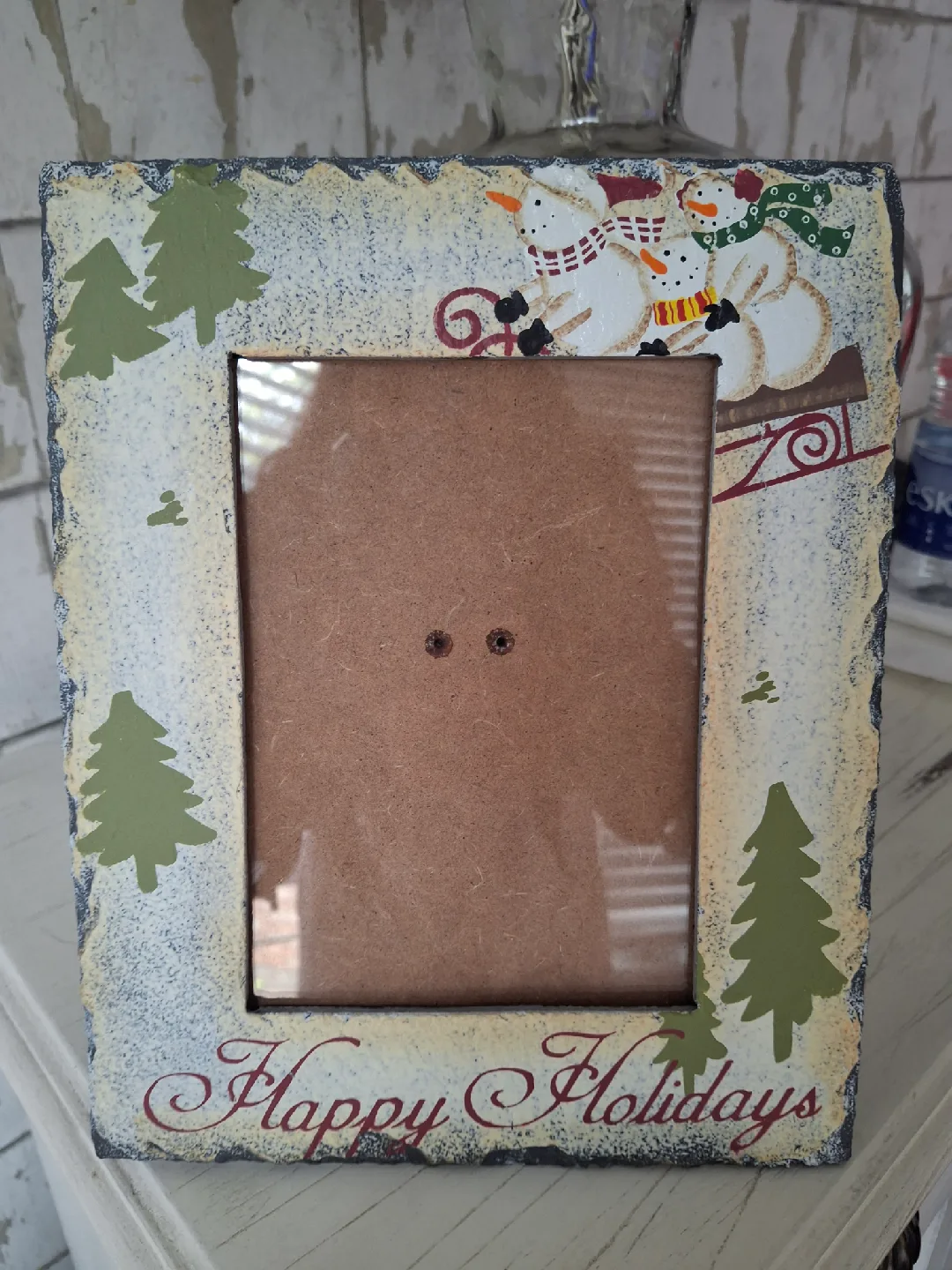 Hand painted Slate frame. thumbnail