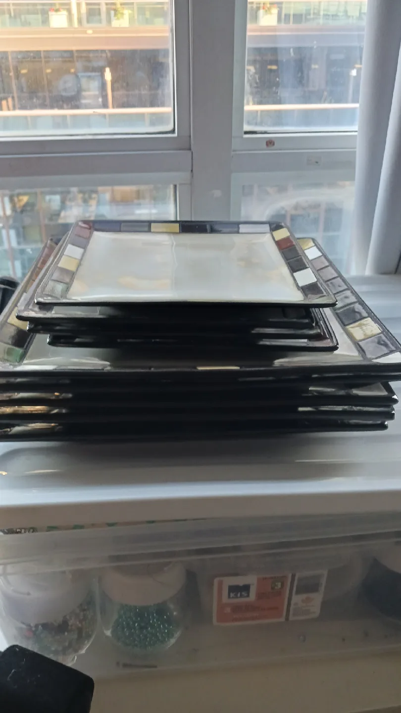 Decorative Square Plates image indicator(2)