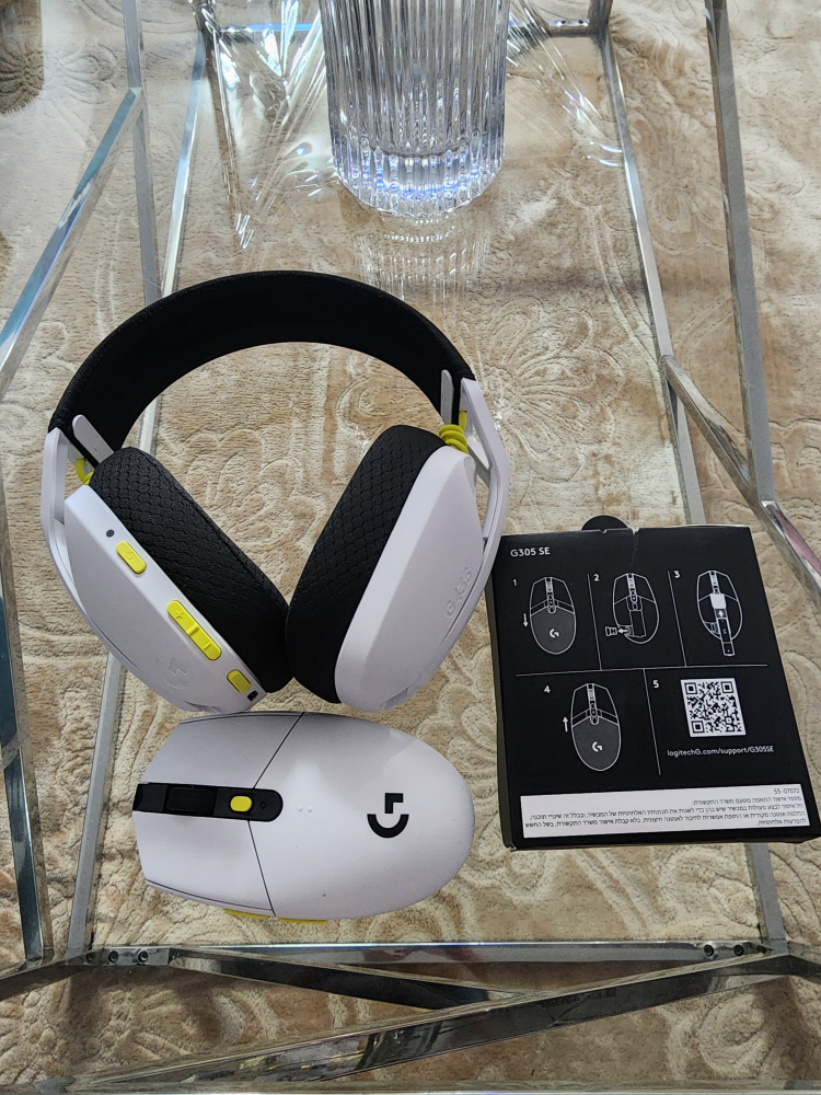 Logitech G305 SE Mouse & G335 Headset - White