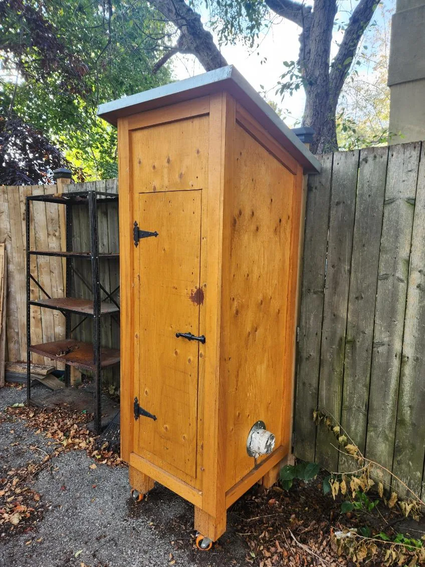 Custom built wood smoker image indicator(4)