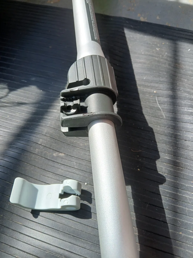 AS IS READ DESCRIPTION Greenworks 5.5A Corded String Trimmer image indicator(3)