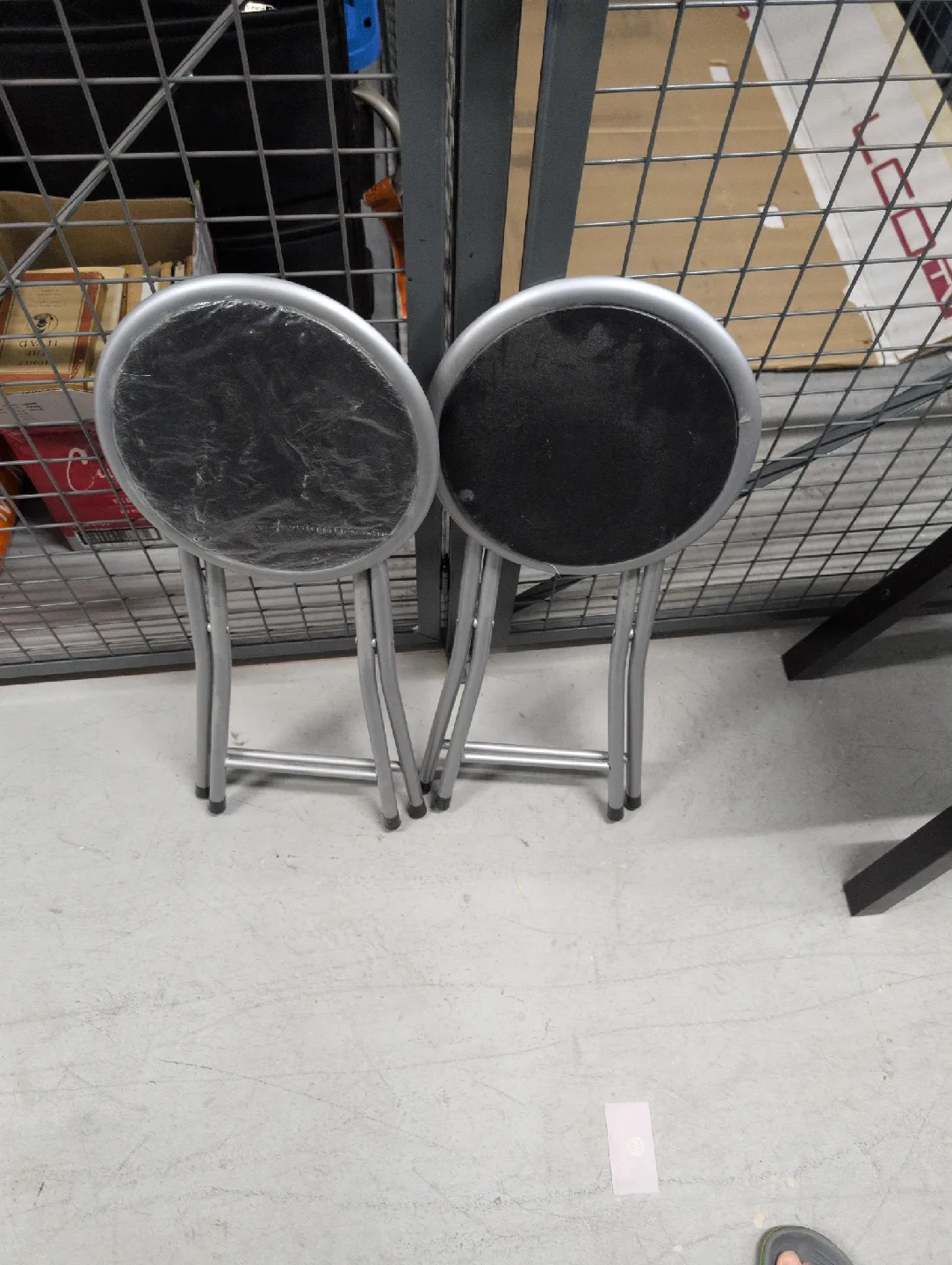 Folding Stool - Grey thumbnail