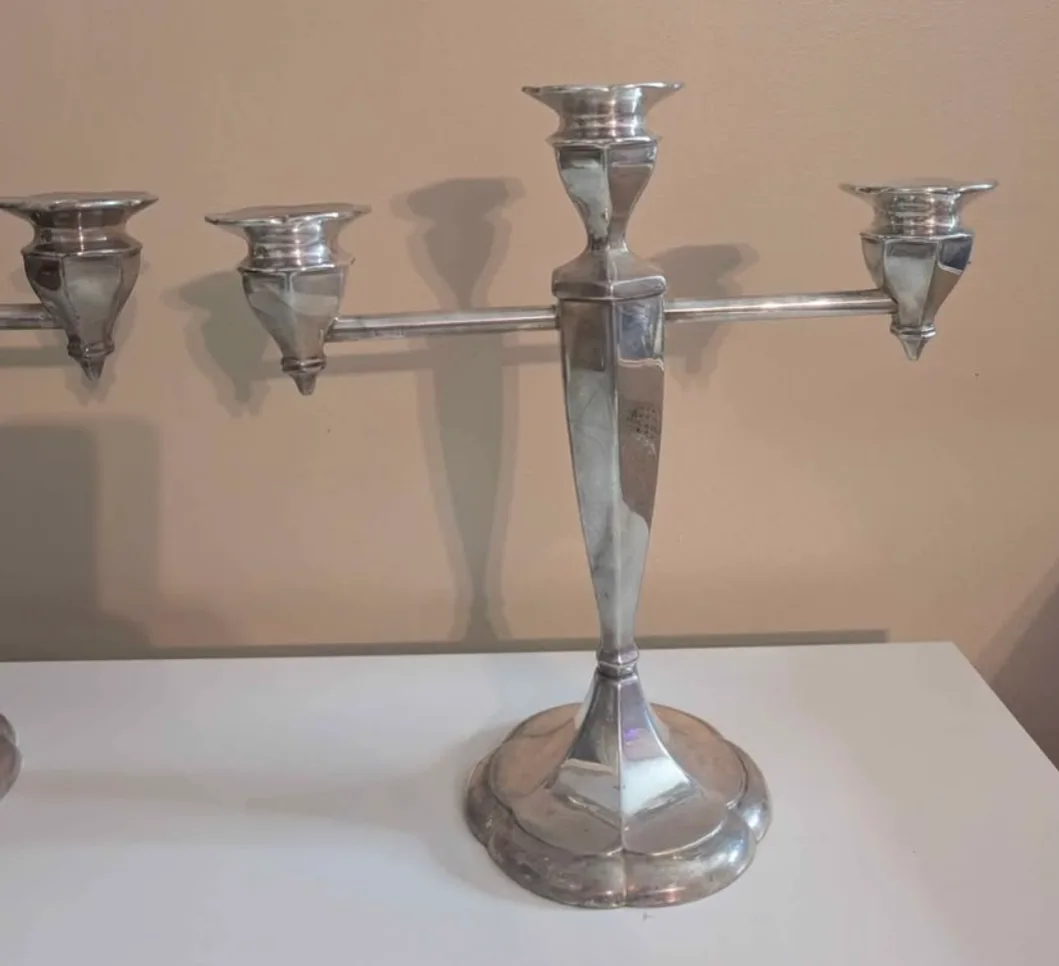 Vintage Silver Plated Candelabra thumbnail