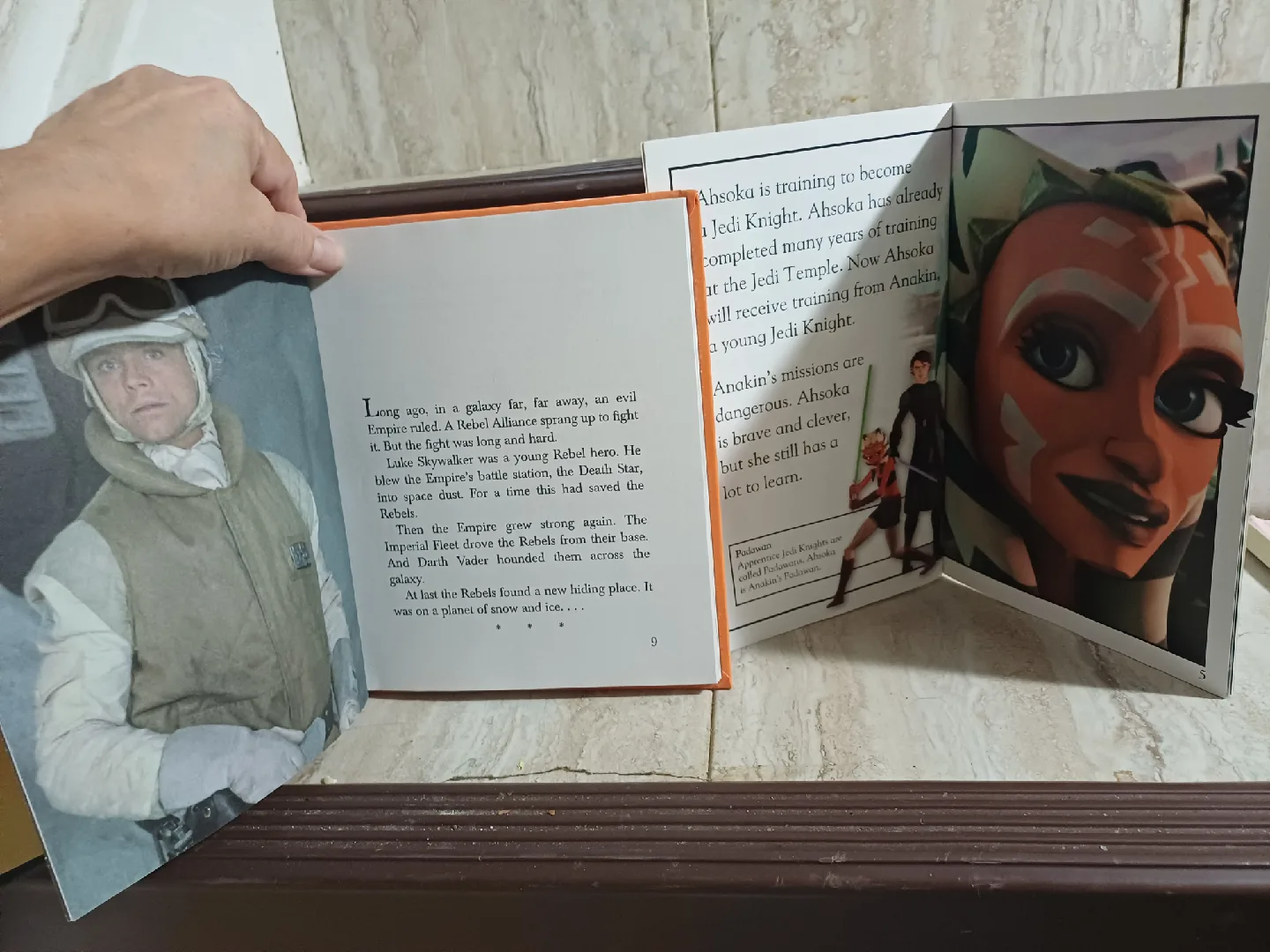 2 Star Wars books: The Empire Strikes Back &The Clone Wars image indicator(6)