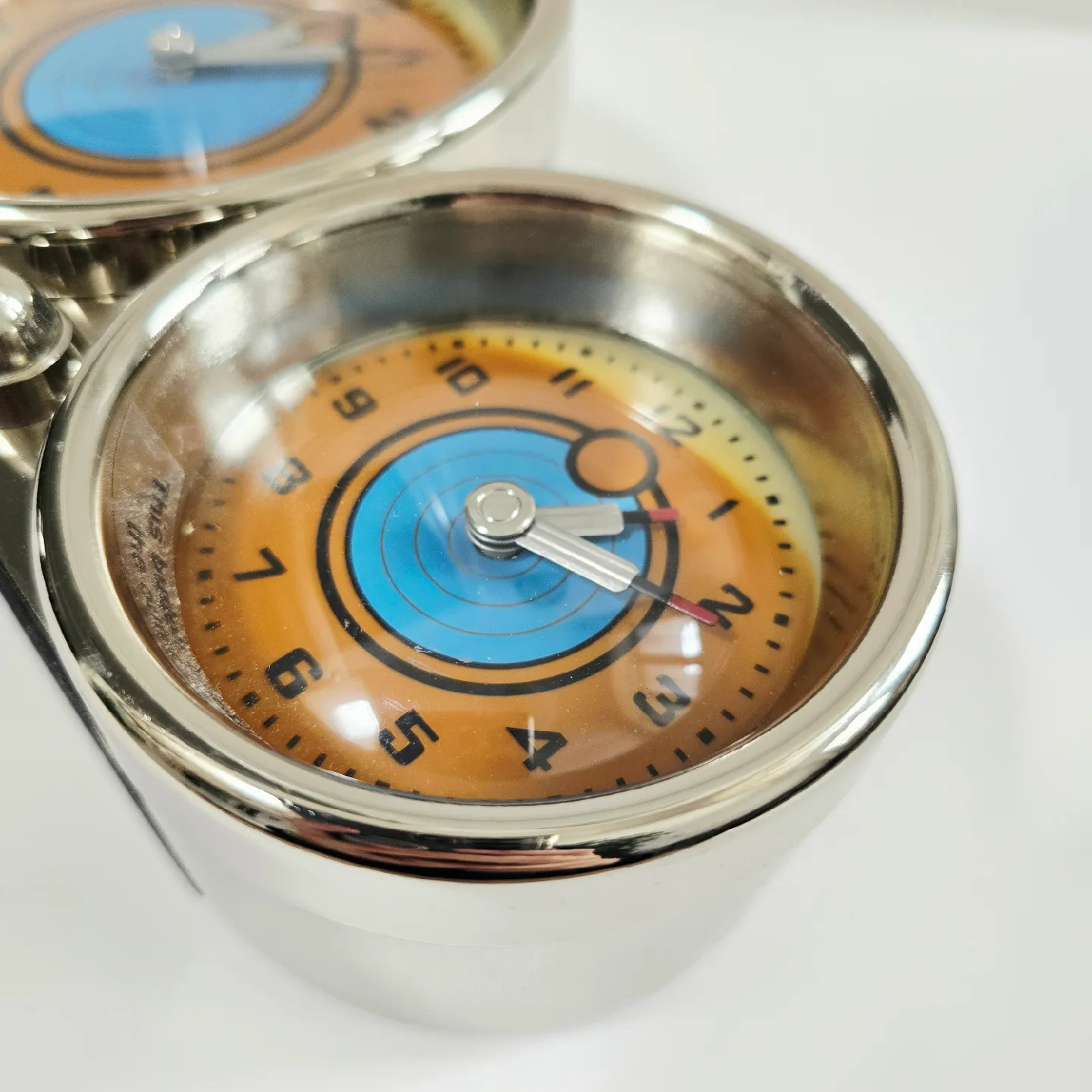 Pottery Barn Retro 3 Time Zones Clock -   New Battery image indicator(5)