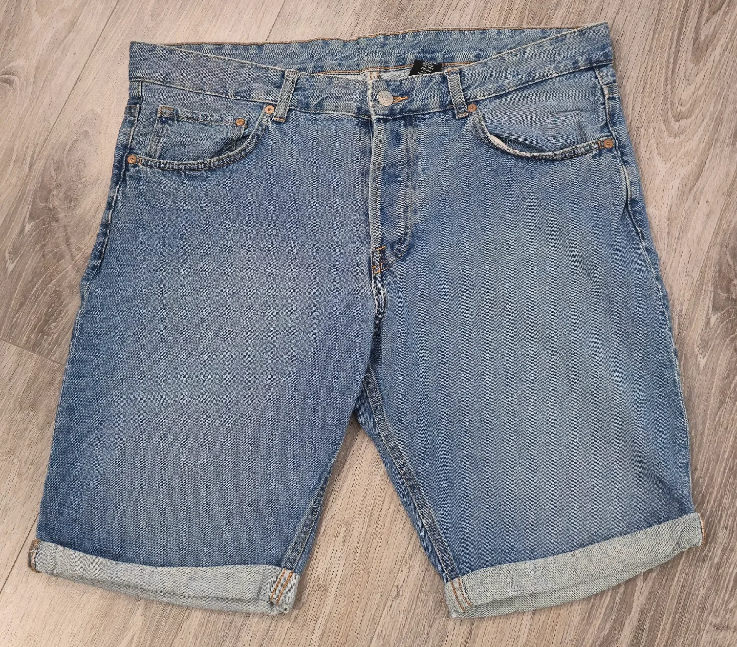 Men's Denim Slim Fit Denim Shorts - Size 36 thumbnail
