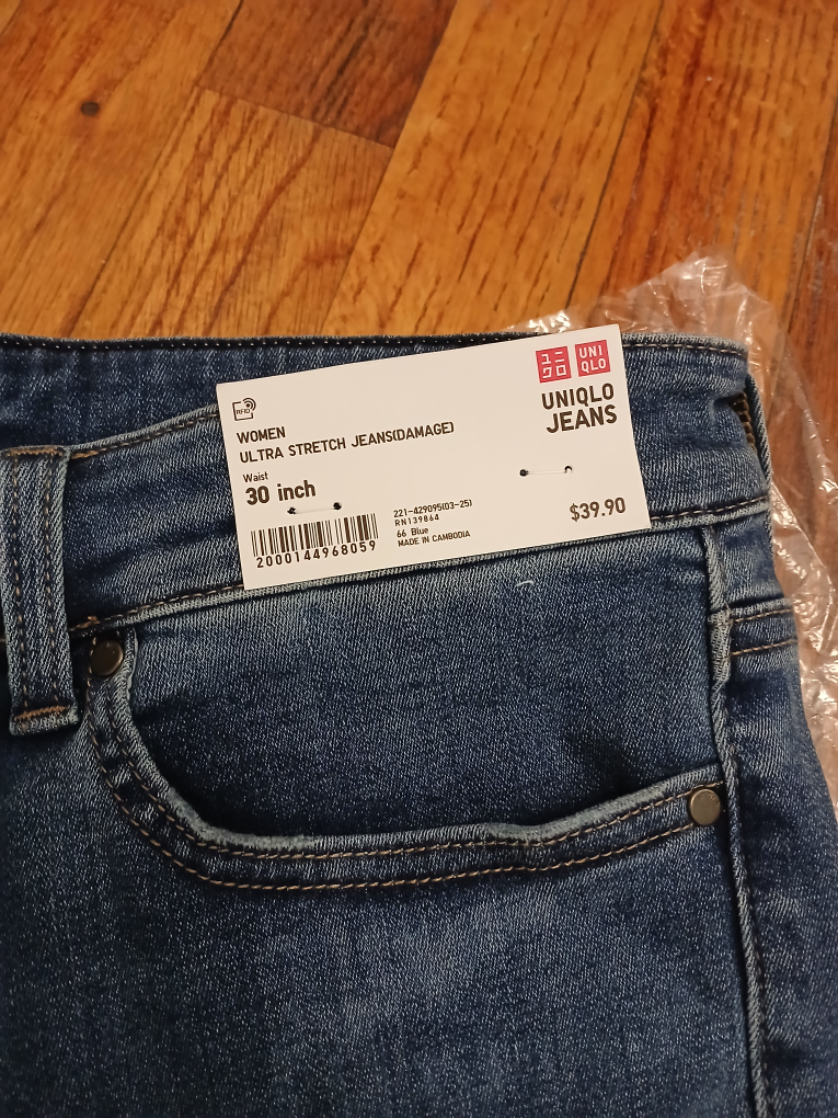 BRAND NEW* Uniqlo Women's Ultra Stretch Jeans Size 30 - photo 3