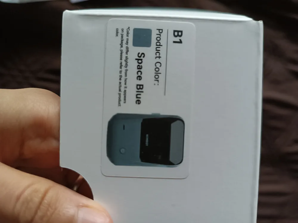 Niimbot B1 Label Printer - Space Blue image indicator(2)