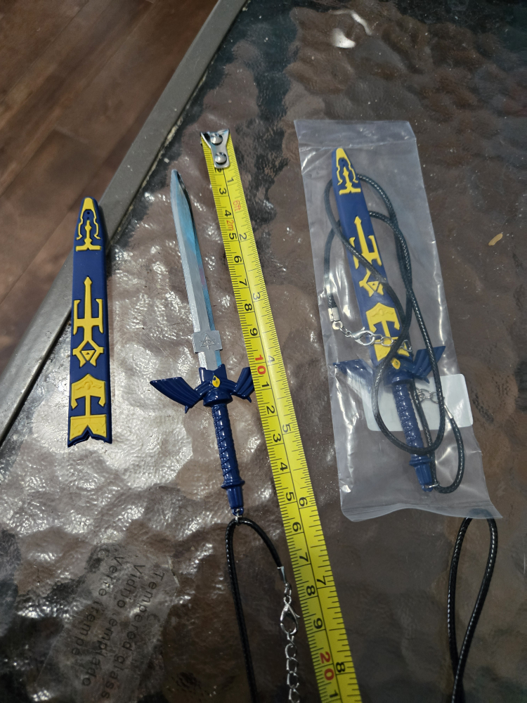 Legend of Zelda Hylian Sword Necklace