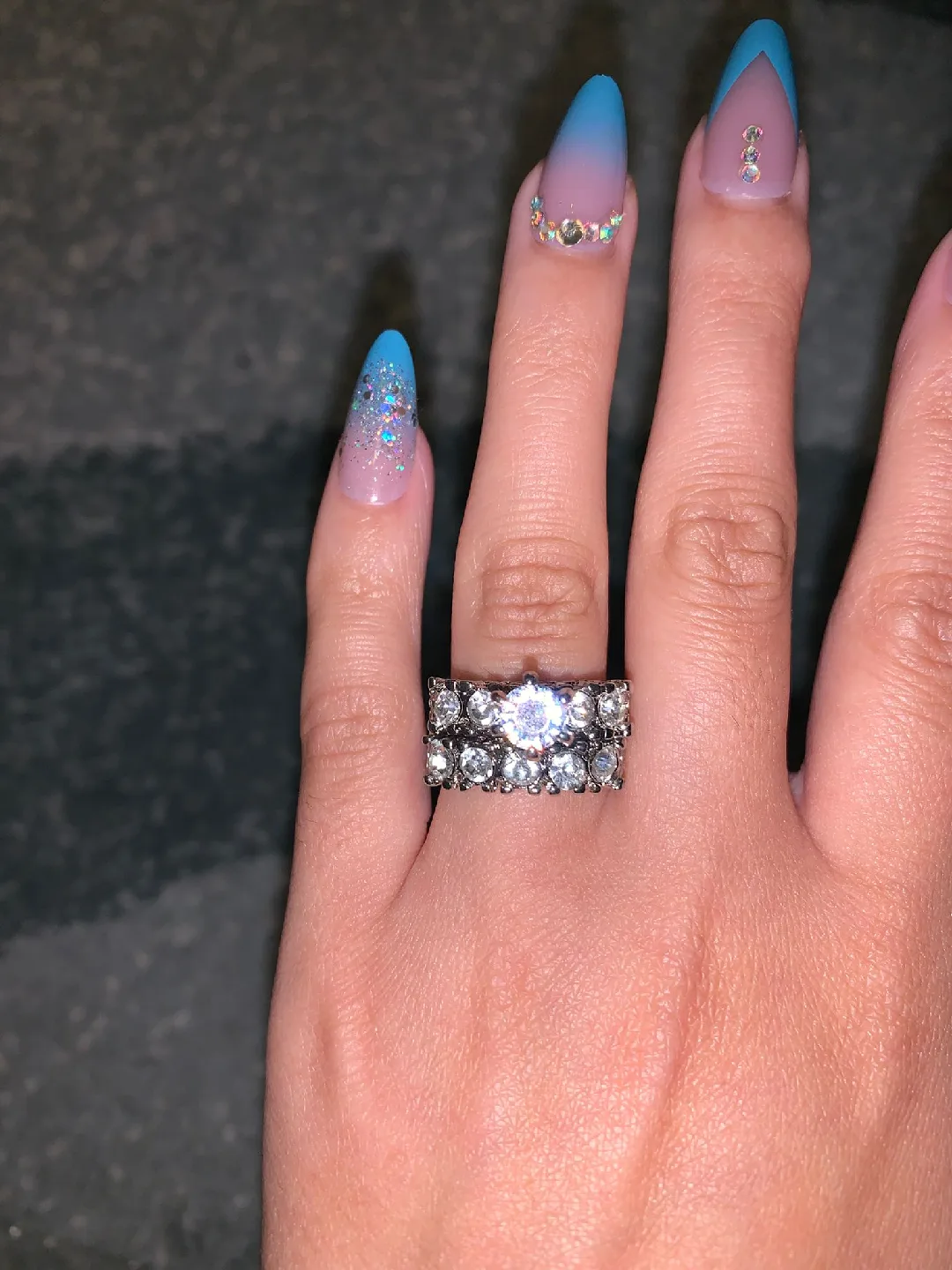 gold plated ring set thumbnail