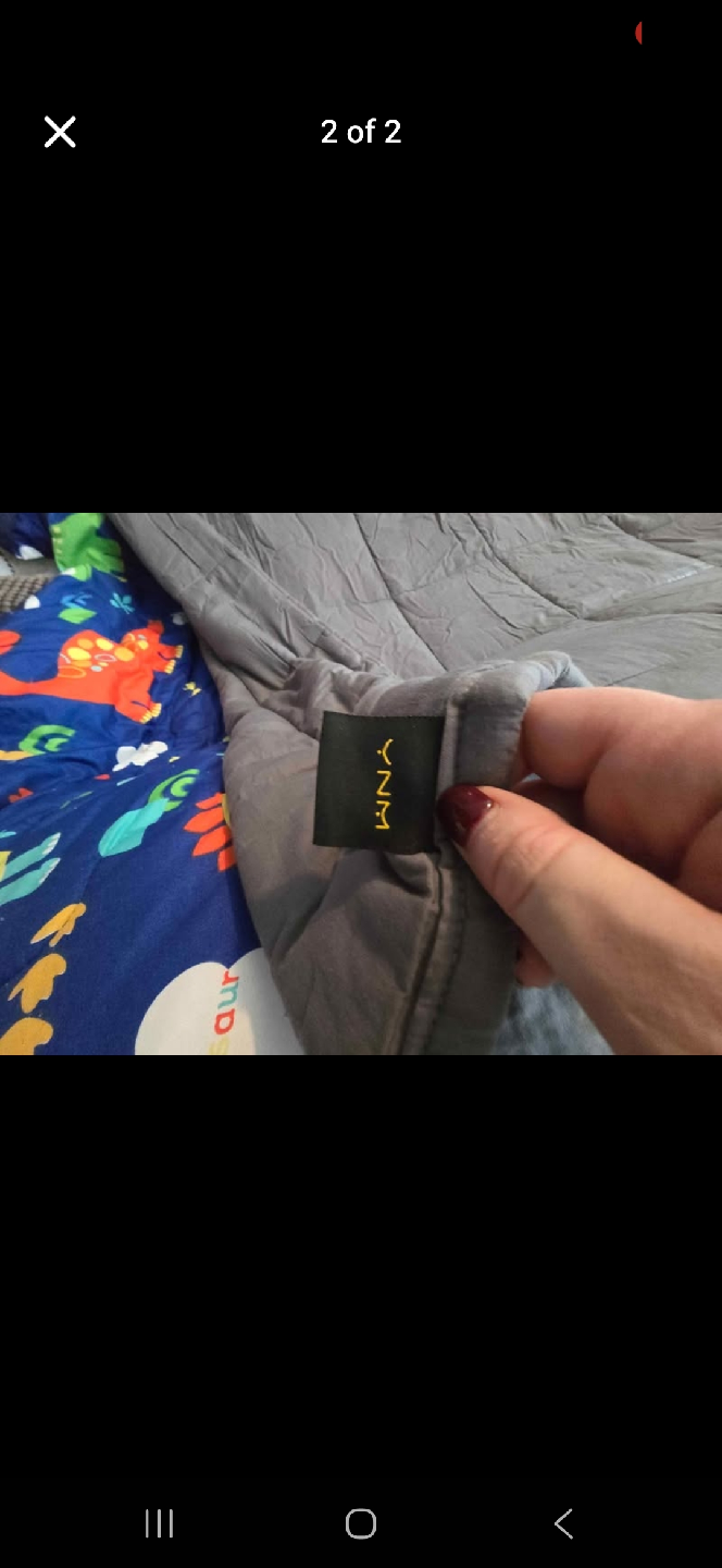 Ynm Gray Weighted Blanket - photo 2